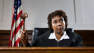 African American Judge. Imagen de stock: Alamy.