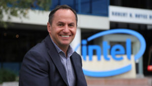 Bob Swan at Intel's Santa Clara headquarters. Photo: Intel