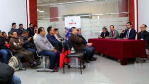 Superintendente de SUNAFIL, Jorge Luis Cáceres, en seminario sobre seguridad y salud en el trabajo. Foto: Sunafil Perú (Flickr)