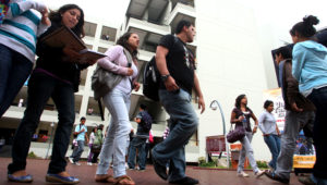 Estudiantes de una universidad privada. Foto: Agencia Andina
