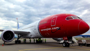 This undated file photo shows a Norwegian Air 787 Boeing Dreamliner. (Photo: Norwegian Air)
