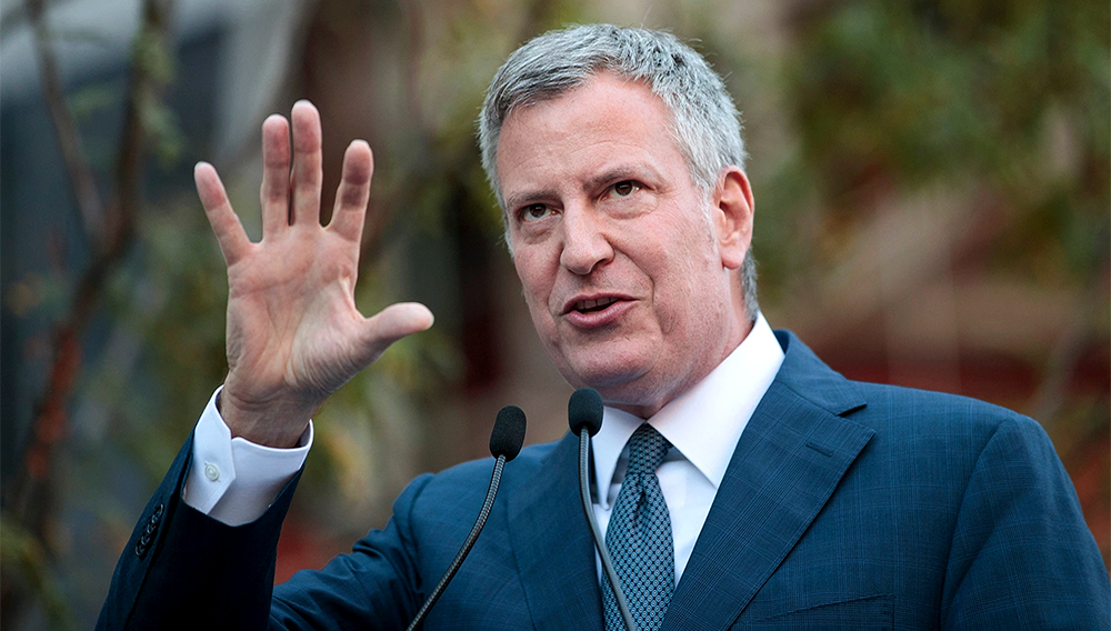 Bill de Blasio. Getty Images