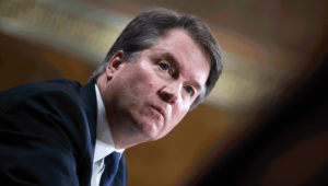 Judge Brett Kavanaugh testifies during the Senate Judiciary Committee hearing on his nomination be an associate justice of the Supreme Court of the United States, focusing on allegations of sexual assault by Kavanaugh against Christine Blasey Ford in the early 1980s. (Photo By Tom Williams-Pool/Getty Images)
