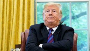Grumpy Donald Trump. Mandel Ngan/AFP/Getty