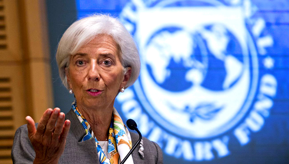 La titular del Fondo Monetario Internacional, Christine Lagarde. FOTO: BLOOMBERG