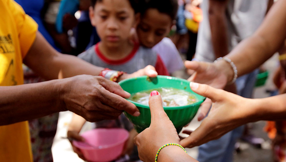 Hambre en Venezuela.