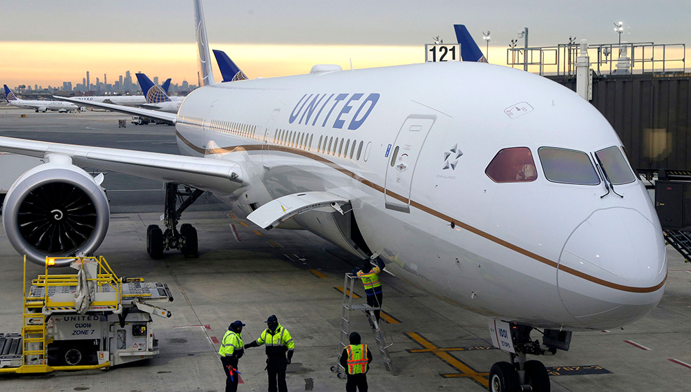 A passenger from an October 2018 United flight from Chicago to London says the airline lied about the reason for the plane's emergency landing in Canada. He says the airline blamed it on a bird strike when it was really because of a windshield damaged by a mechanic. (Photo: Seth Wenig/AP)