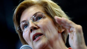 “By the time we get to 2020, Donald Trump may not even be president. In fact, he may not even be a free person,” said Sen. Elizabeth Warren. | Charlie Neibergall/AP Photo