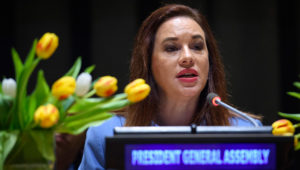 María Fernanda Espinosa Garcés, President of the seventy-third session of the General Assembly. United Nations Photo (Flickr)