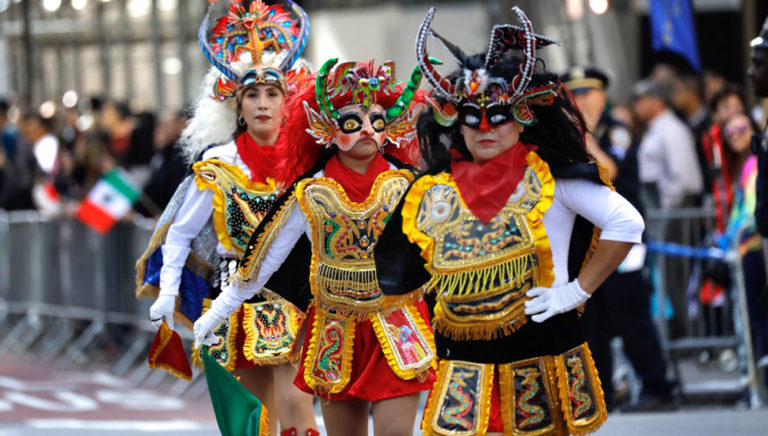 Comunidad hispana en la ciudad de Nueva York festeja su cultura común y ...