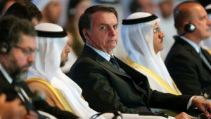 Bolsonaro en el “Davos del desierto” (Reuters)