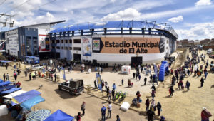 Estadio Municipal de El Alto, en Bolivia. Getty Images