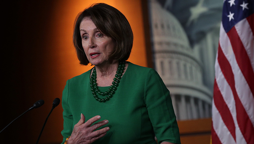 U.S. Speaker of the House Rep. Nancy Pelosi (D-CA) speaks during a news conference at the U.S. Capitol October 15, 2019 in Washington, DC. Photo credit: Alex Wong/Getty Images