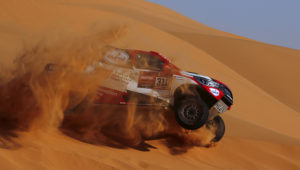 Rallying - Dakar Rally - Stage 7 - Riyadh to Wadi Al Dawasir - Riyadh, Saudi Arabia - January 12, 2020 Toyota Gazoo Racing's Fernando Alonso and Marc Coma during stage 7 REUTERS/Hamad I Mohammed