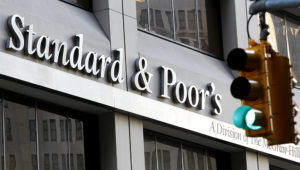 Ratings agency Standard & Poors' building is seen in New York's financial district, December 8, 2011. REUTERS/Brendan McDermid