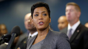 As of Monday, Atlanta Mayor Keisha Lance Bottoms had said the city hadn't decided whether it will pay the cyberattackers. DAVID GOLDMAN / AP