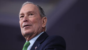 Democratic presidential candidate former New York City Mayor Mike Bloomberg speaks during a “United for Mike,” event held at the Aventura Turnberry Jewish Center and Tauber Academy Social Hall on January 26, 2020 in Aventura, Florida. Joe Raedle | Getty Images