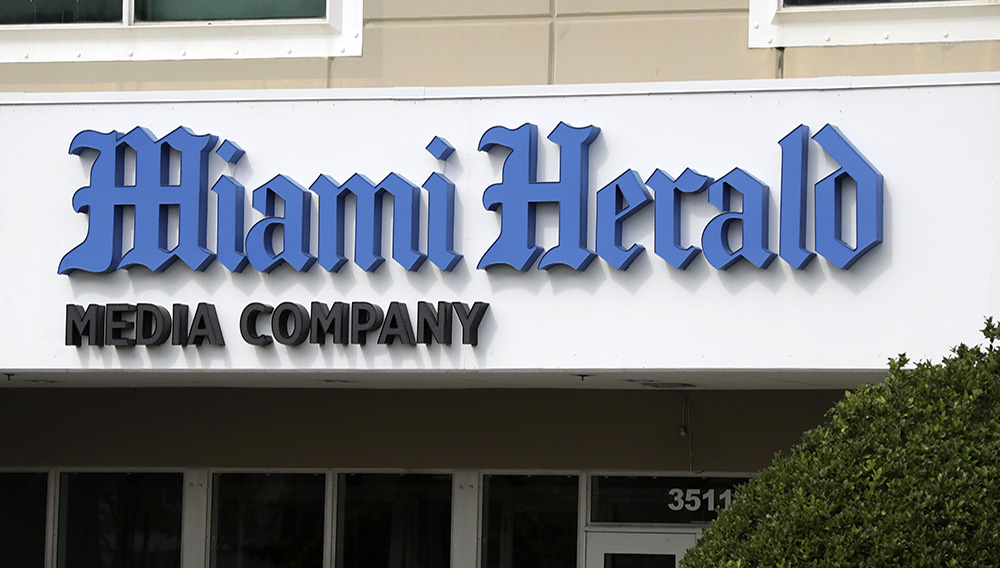 McClatchy, compañía propietaria de los diarios estadounidenses Miami Herald, The Kansas City Star y otros, solicitó al gobierno federal protección ante acreedores por bancarrota. Foto: AP