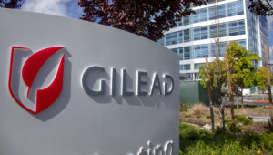 FOSTER CITY, CALIFORNIA – MARCH 24: Biotechnology company Gilead is photographed at the company headquarters in Foster City, Calif., Wednesday, March 25, 2020. (Karl Mondon/Bay Area News Group)