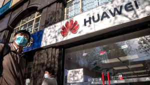 US officials have repeatedly accused Huawei of stealing American trade secrets. AFP/File / NICOLAS ASFOURI