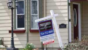 New home listings were down 27% nationwide in the first week of April, compared to a year ago. The spring should be the peak season for home shopping. Photo: Keith Srakocic (Associated Press)