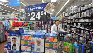 A woman shops at a Walmart Supercenter store in Rosemead, California. Frederic J. Brown | AFP | Getty Images