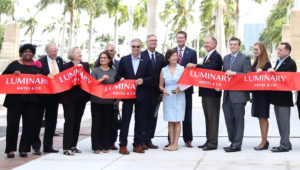 The Luminary Hotel in downtown Fort Myers hosted a ribbon cutting and gave tours to community leaders on Thursday, September 17, 2020. | Amanda Inscore/The News-Press USA TODAY NETWORK - FLORIDA
