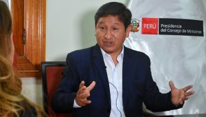 Guido Bellido Ugarte, presidente del Consejo de Ministros de Perú, ofreció declaraciones en una entrevista exclusiva con Biz Republic.