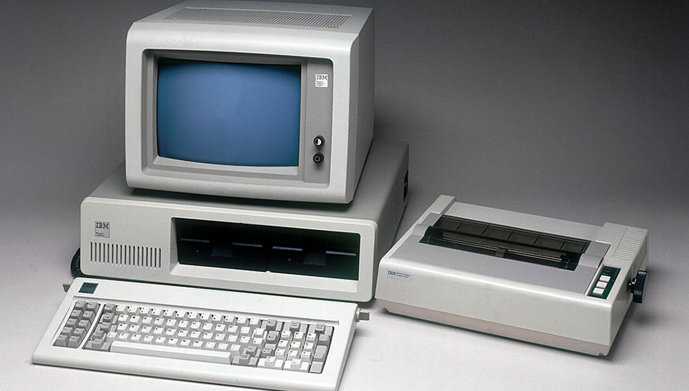 The IBM Personal Computer System was introduced to the market in early 1981, at a time when IBM was the world's largest mainframe computer manufacturer. (Photo by SSPL/Getty Images)