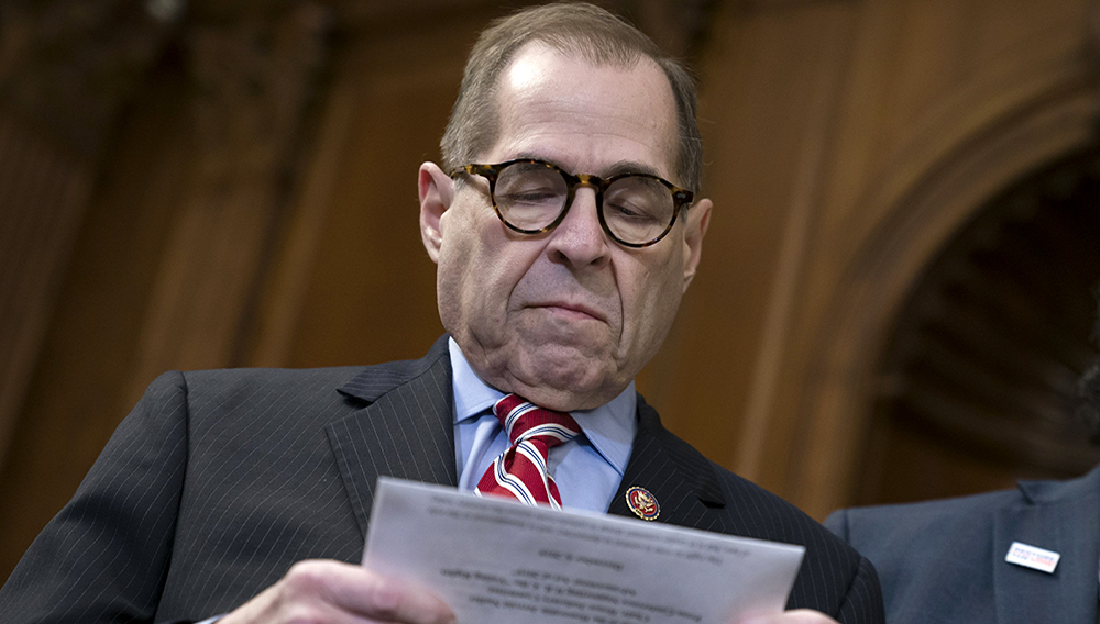 House Judiciary Committee Chairman Jerrold Nadler, D-N.Y. at the Capitol in Washington, Friday, Dec. 6, 2019. (AP Photo/J. Scott Applewhite)