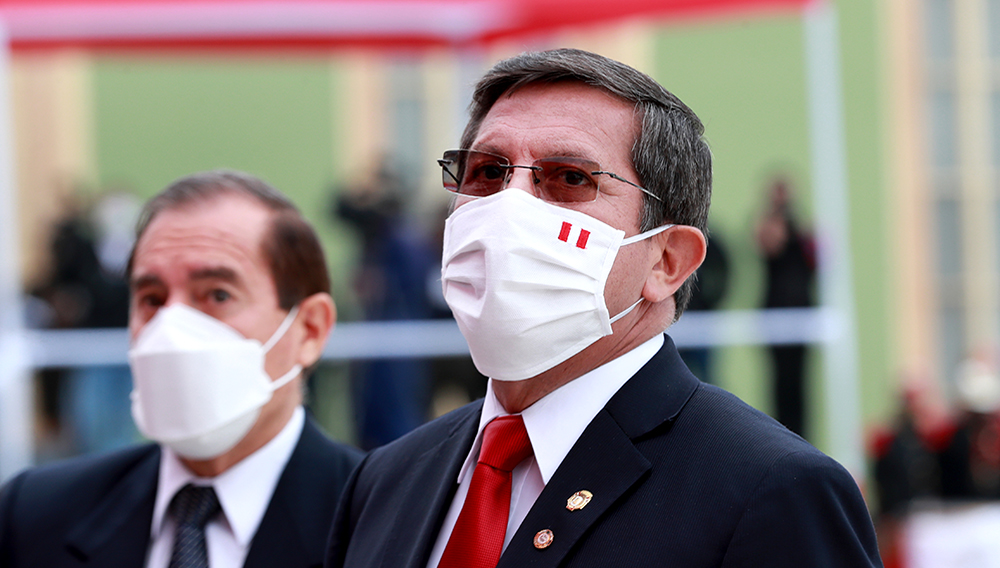 Ministro de Defensa del expresidente Martín Vizcarra, Jorge Luis Chávez Cresta, ha sido elegido por el gobierno de Pedro Castillo como viceministro de Minas en el Ministerio de Energía y Minas. | FOTO: Ministerio de Defensa del Perú.