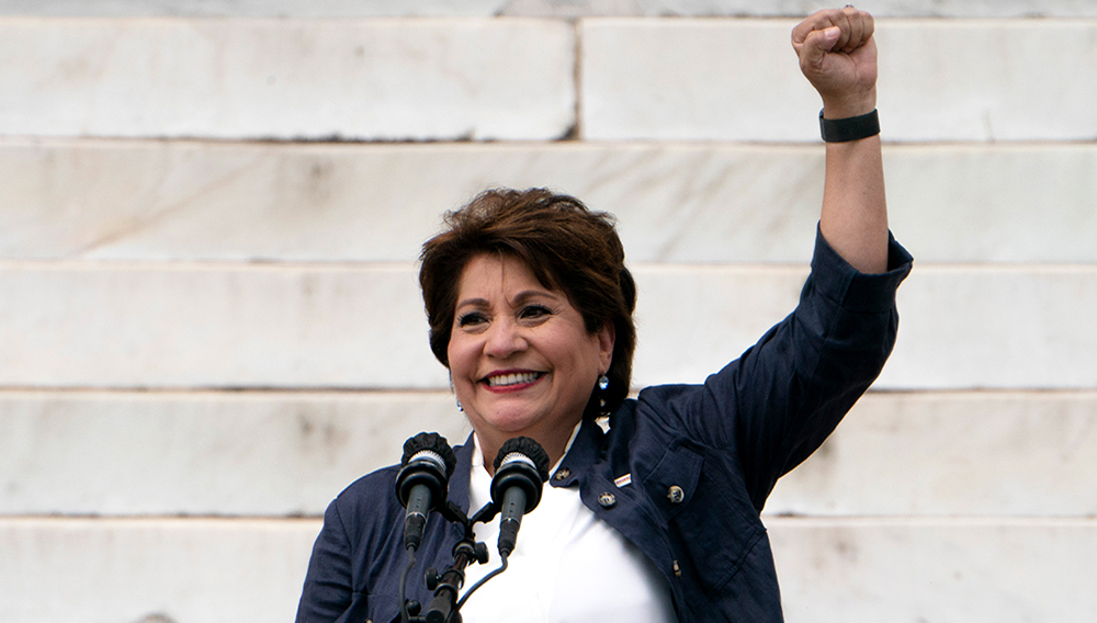 Janet Murguía, president and CEO UnidosUS. (AP Photo/Jacquelyn Martin, Pool)