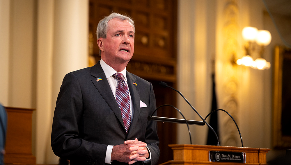 PHOTO: Governor Murphy delivers the 2023 State of the State Address at the Assembly Chambers in Trenton on Tuesday, January 10th, 2023 (Edwin J. Torres/NJ Governor’s Office).