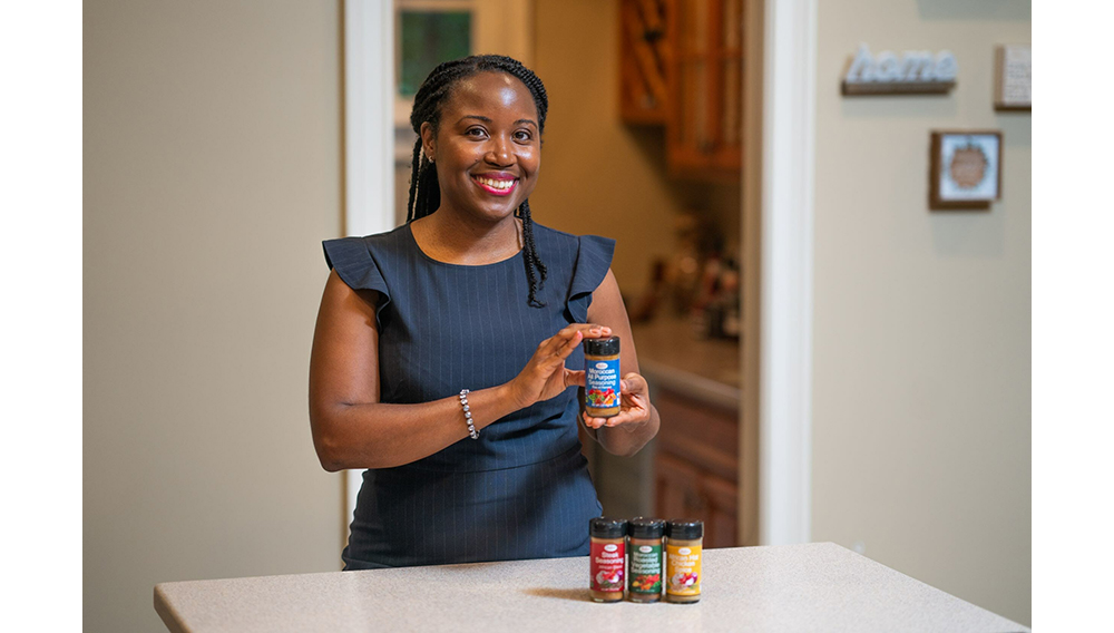 Lenora Ebule, founder of Black- and woman-owned business Bailan Spice, successfully funded and scaled her startup with support from her SCORE mentor. | PHOTO: SCORE