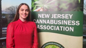 Cannabis Training Academy's Bionda Rizvani at New Jersey CannaBusiness Association event. | PHOTO: NJBAC