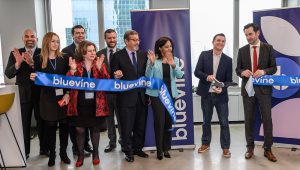 Opening of the new U.S. headquarters of Bluevine, an Israeli financial services company in Jersey City. PHOTO: Bluevine.