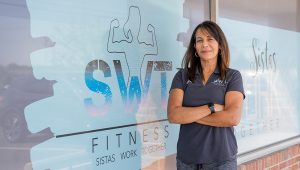 PHOTO: SCORE client Sandra Vazquez is a veteran and the owner of SWT Fitness in Dunkirk, Maryland.