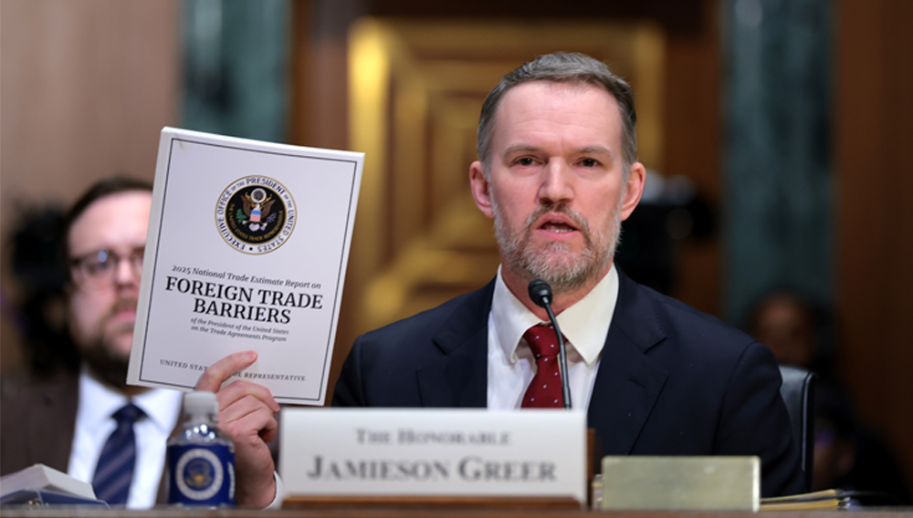 Jamieson Greer, the U.S. trade representative. Photo: Kayla Bartkowski | Getty Images