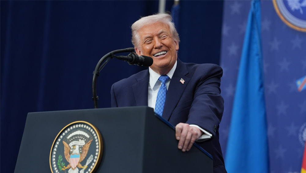 President Donald Trump speaks during a signing ceremony with Rwanda's President Paul Kagame and Democratic Republic of Congo President Felix-Antoine Tshisekedi at the Donald J. Trump Institute of Peace, Thursday, Dec. 4, 2025, in Washington. (AP Photo/Evan Vucci)