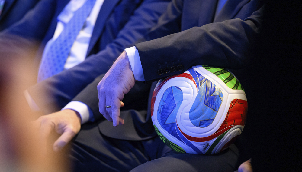 A Davos Kick-off for the World Cup session during the 2026 World Economic Forum Annual Meeting in Davos-Klosters, Switzerland, on Jan. 22, 2026, at the Congress Centre. | ©2026 World Economic Forum / Sandra Blaser