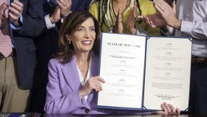 Albany, NY - Governor Kathy Hochul highlights major budget win on Affordability Agenda. (Mike Groll/Office of Governor Kathy Hochul)